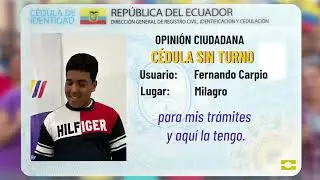 Opini&oacute;n ciudadana (cedulaci&oacute;n sin turno)