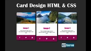 Cards Design using HTML and CSS | Create Responsive Card with Hover Effects | HTML CSS Card Tutorial