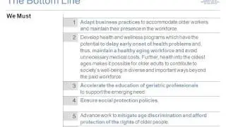 Global aging: key challenges, solutions & opportunities