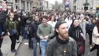 Huge Anti-lockdown protest in London 20 March 2021  Part 2