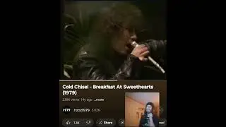 COLD CHISEL- BREAKFAST AT SWEETHEARTS  GREAT STORYTELLING IN THIS 💜🖤 INDEPENDENT ARTIST REACTS