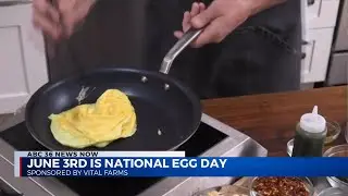 Vital Farms Two Hands Restaurant's Chef Hannagan makes perfect ribbon eggs