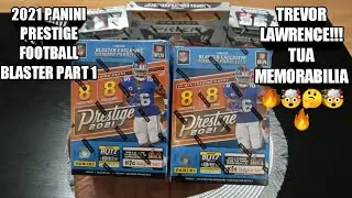 2021 Panini Prestige Football Blasters Part 1! Trevor Lawrence and an unexpected Tua!🤯🔥