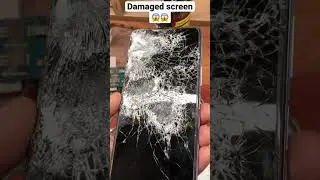 Screen Damage khatarnak waali #screen #broken #vivo #samsung #oppo #apple