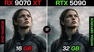 RX 9070 xt vs RTX  5090&ndash; 20 Games Benchmark | 1080p &bull; 1440p &bull; 4K | R7 9800X3D