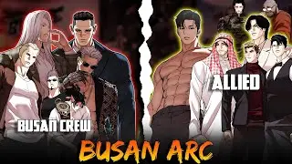(56) Allied Crew Destroys Busan&rsquo;s Four Major Crews | Jin-rang entry | Lookism season 56