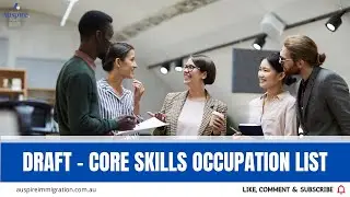 Core Skills Occupation List - Draft