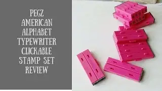 Clickable Pegz American Typewriter Stamp Set Review