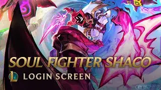Soul Fighter Shaco | Login Screen - League of Legends [4K 60fps Animated Splash Art]