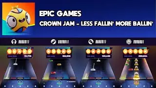 [Fortnite Festival] Epic Games - Crown Jam - Less Fallin' More Ballin || All Instruments Expert 100%