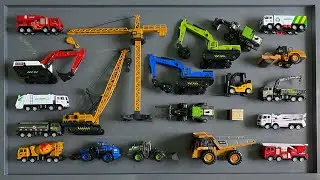 Koleksi Alat Berat Mini &ndash; Wheel Loader, Excavator, Dump Truck, Bulldozer, Forklift Realistis