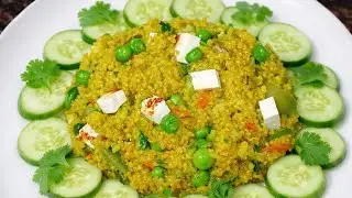 Weight Loss Mixed Veg Daliya Poha 👌| High Protein Fiber Rich Breakfast👍।Instant Mixed Veg Daliya.