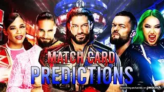 WWE Survivor Series 2022 Match Card Predictions
