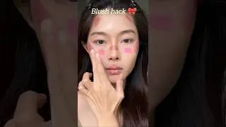 korean blush hack 😱🥰#shorts #koreanmakeup #makeup #shortsviral #viralvideo #hacks #newtrendinghacks