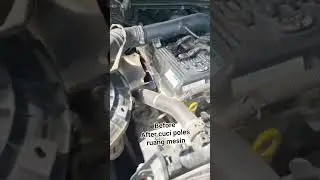 cuci poles ruang mesin #nttpride #remix #automobile #salonmobilmedan #engine