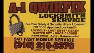 A-1 Qwikfix Locksmith Service / Mobile Locksmith Repair Service In Lawndale CA 90260