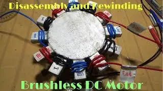 (How to) Rewinding a Brushless DC Motor - 12 poles stator.