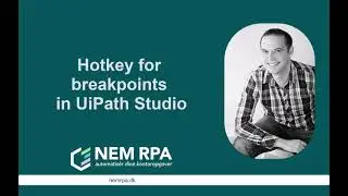 Hotkey Breakpoints in UiPath Studio - English