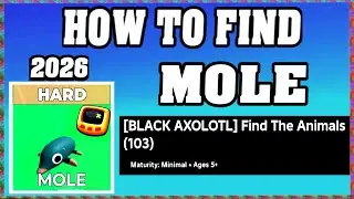 How To Find MOLE in FIND THE ANIMALS ROBLOX [UPDATE] [walkthrough] [2026]