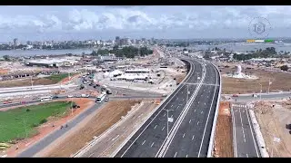 Cérémonie d’inauguration de l’échangeur du carrefour Akwaba