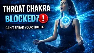 Throat Chakra Blocked? 🔵 Can&rsquo;t Speak Your Truth | Vishuddha Chakra Healing