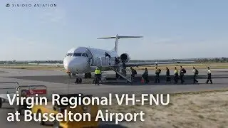 28 Years Old Today - Virgin Australia Regional Airlines (VH-FNU) at Busselton Regional Airport.