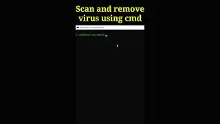 Remove virus🦠 using cmd #viral #trending #viralvideo #shorts #ytshorts #windows10