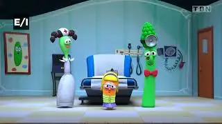VeggieTales on TBN Bumper: Archibald, Laura, and Miss Achmetha (without fade in and out)