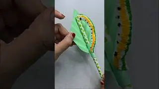 Paper insect Craft idea for kids #viralshort #youtubeshorts #youtuber #craft