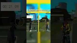ALOK VS D-BEE FIRING WHILE MOVING SPEED TEST FREE FIRE (Part-1) || #shorts #freefire #alok #vs #dbee
