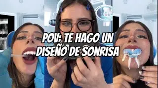 Versión larga de Diseño de Sonrisa 🦷😬 #asmr #dentistahumor #humor #roleplayasmr