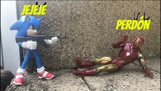 SONIC VS IROMAN STOP MOTION(SPANISH
