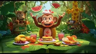 Max the Monkey&rsquo;s Messy Meal | A Mealtime Manners Rhyme for Toddlers and Preschoolers