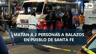 Asesinan a balazos a dos personas en el Pueblo de Santa Fe