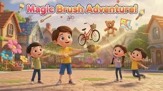 Little Boy, Big Magic! The Magic Brush Adventure. #magicalkidsstory #kidsmoralstory