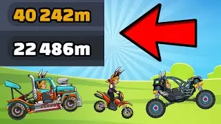 COMPLETELY DESTROYING WORLD RECORDS - Hill Climb Racing 2