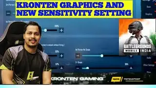 Kronten BGMI New Sensitivity and Graphics Settings | #shorts #krontengaming #bgmi