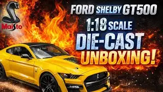 INSANE Detail! 2020 Ford Mustang Shelby GT500 Die-Cast Unboxing & First Look #diecastunboxing