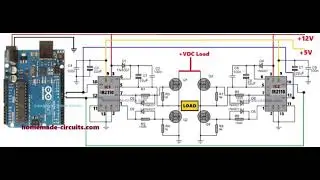Схема инвертора синусоидального сигнала H-Bridge на базе Arduino &mdash; полное техническое описание
