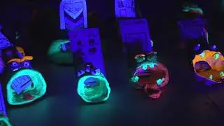 Glow in the Dark Art Night at Minshew Elementary