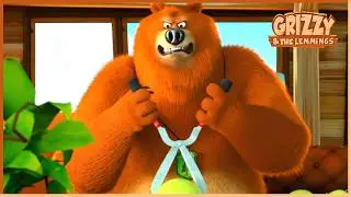 Odd-Job Crab | Grizzy & the Lemmings | 30' Compilation | 🐻🐹 Cartoon for Kids