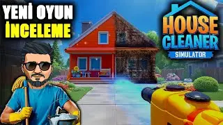 TEMİZLİK&Ccedil;İ OLDUM!!! YENİ SİM&Uuml;LASYON OYUNU &Ccedil;IKTI | House Cleaner Simulator  İNCELEME - OYNANIŞ