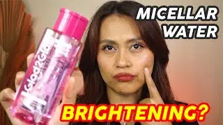 MICELLAR WATER YG BIKIN CERAH GAK PERIH | GLAD2GLOW Brightening Micellar Water | Risa Florendo