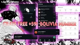 TUTOR GACHA NOMOR FREE DI IVASMS NUMBER +591 BOLIVIA🇧🇴