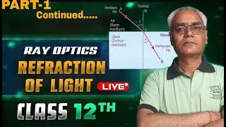 Ray Optics | Refraction of Light (Class 12 Physics) | JEE Main, Advance & NEET | By D.K. Sir  #live