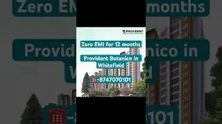 Provident Botanico in Soukya Road Whitefield | ☎️8747070101 | Propertykart #bangalorerealestate