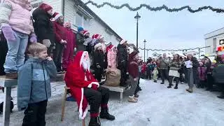 Julegrantenning p&aring; Rognan