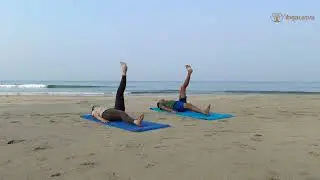 Padottanasana (Wide-Legged Standing Forward Bend) - Digestive/Abdominal Group (Pawanmuktasana)