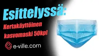 Kertak&auml;ytt&ouml;inen kasvomaski 50kpl