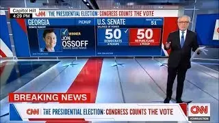 Election Night 2021 - Democrats Take The Senate: Warnock, Ossoff win (Projections - CNN, NBC, etc.)